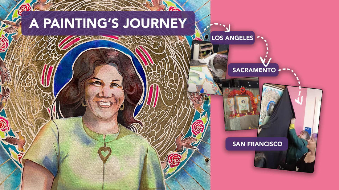 From Canvas to Legacy: How My Painting of Helen Fabela Chávez Found Its Home