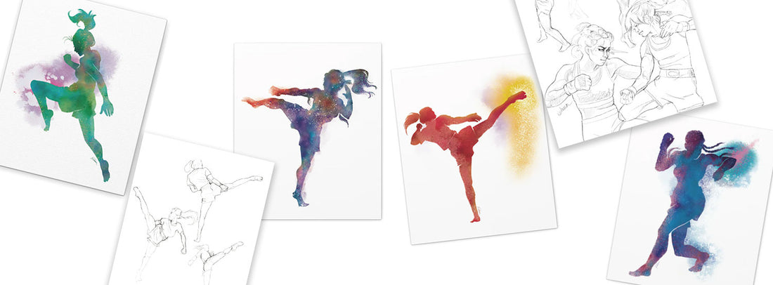New Canvas And Poster Art Prints All About Women In Muay Thai