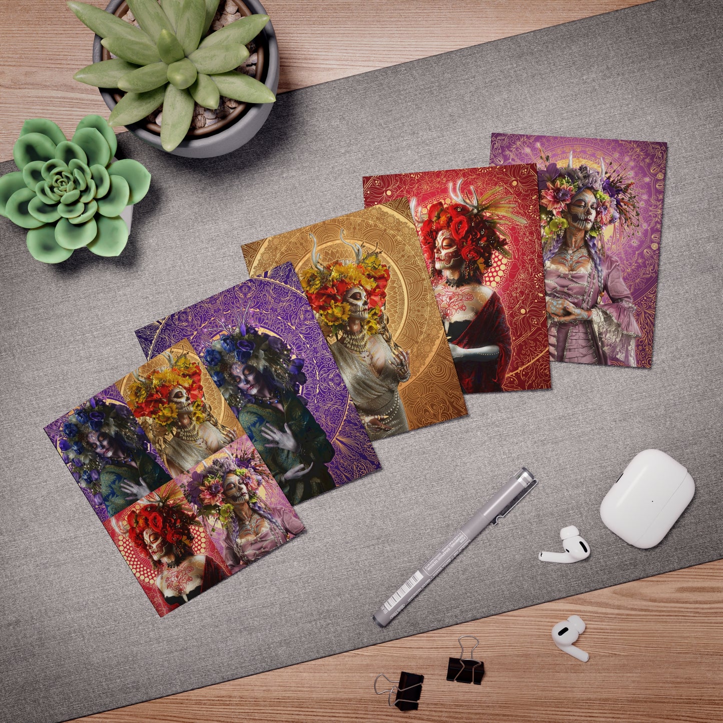 Flowers Of The Grave Greeting Cards (5-Pack)