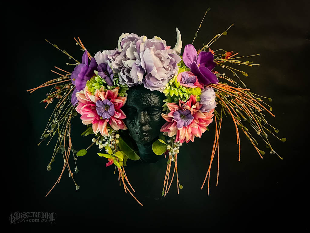 Darling Dahlia Forest Creature Headdress