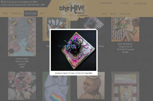 Sprite Sculpture Emerges: A Portal Opens at The Hive Gallery’s Anniversary Show