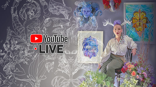 Lowering Cortisol Through Creativity: Weekly Live Watercolor Streams with Artist Krisztianna