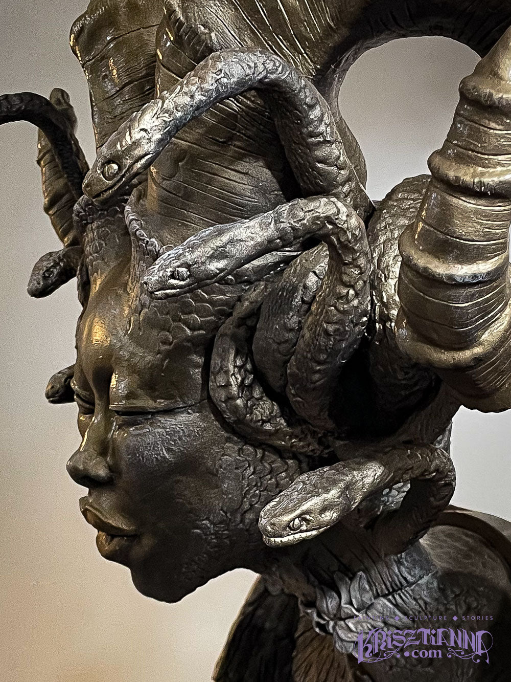 Aegis of Medusa Wall Hanging Sculpture