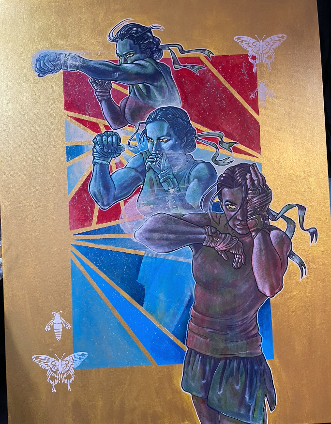"Bee" Original Acrylic Painting