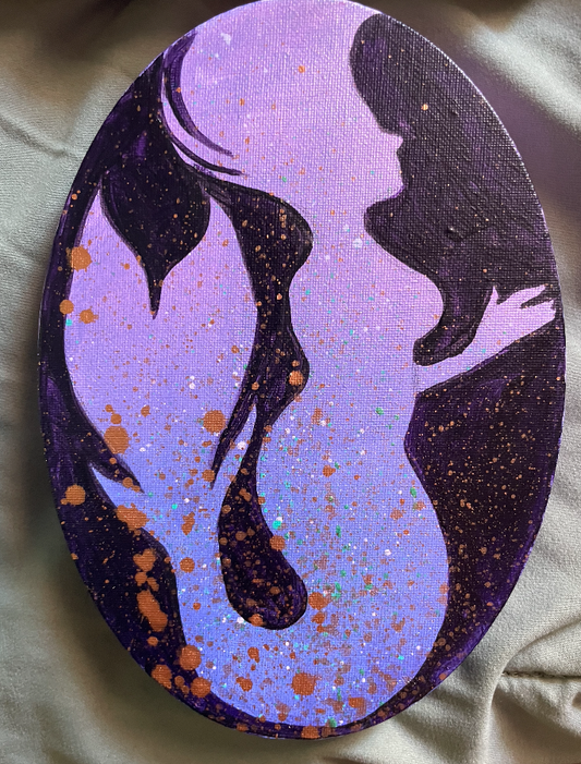 "Little Mermaid 2" original acrylic painting